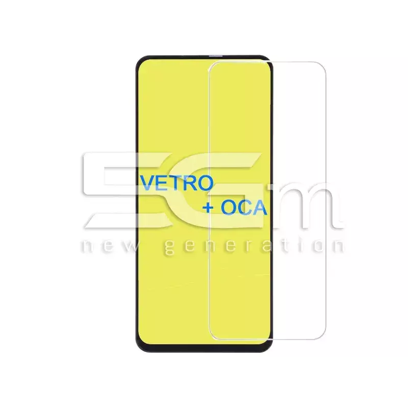 Vetro Nero Con Pellicola OCA Samsung SM-A606F A60