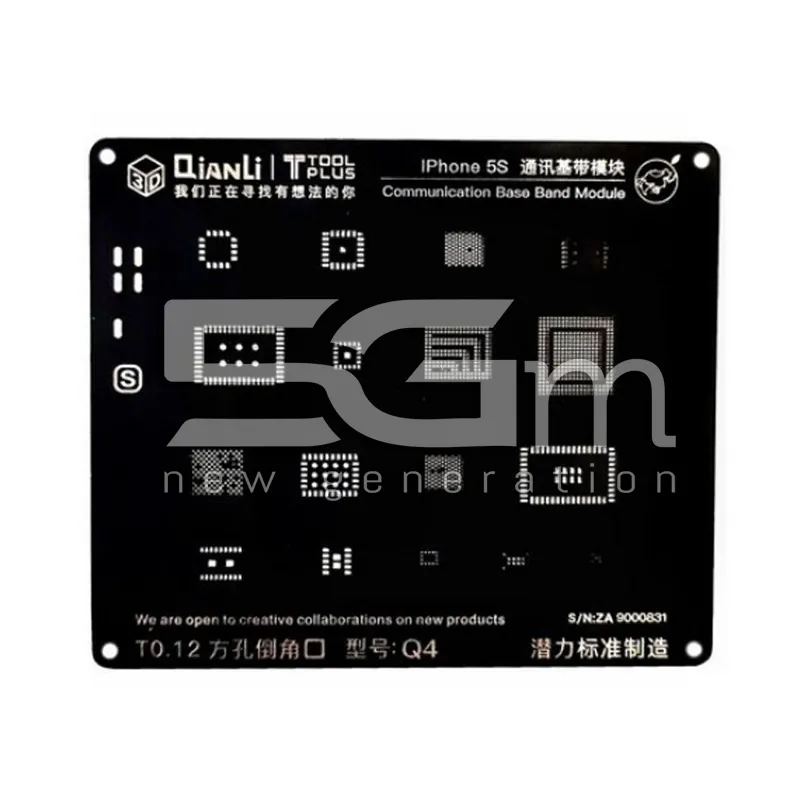 QianLi ToolPlus Black Stencil For iPhone 5S Communication Base Band Module | 5G-M Online Store