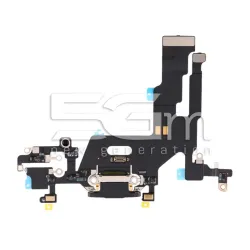 Connecteur de Charge Noir Nappe iPhone 11 | 5G-M