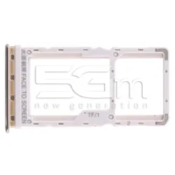 Supporto Sim Card + Micro SD Silver Xiaomi Mi A3 | Store Online 5G-M