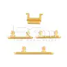 Kit Side Keys Yellow iPhone 11