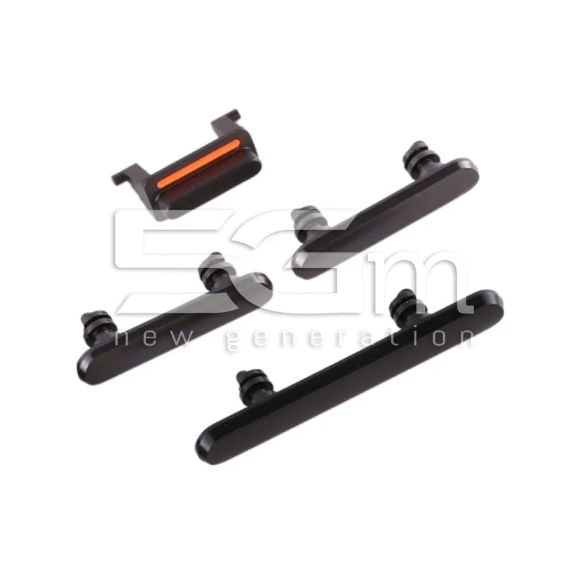 Set Externe Knoppen Zwart iPhone 11 | 5G-M Webshop