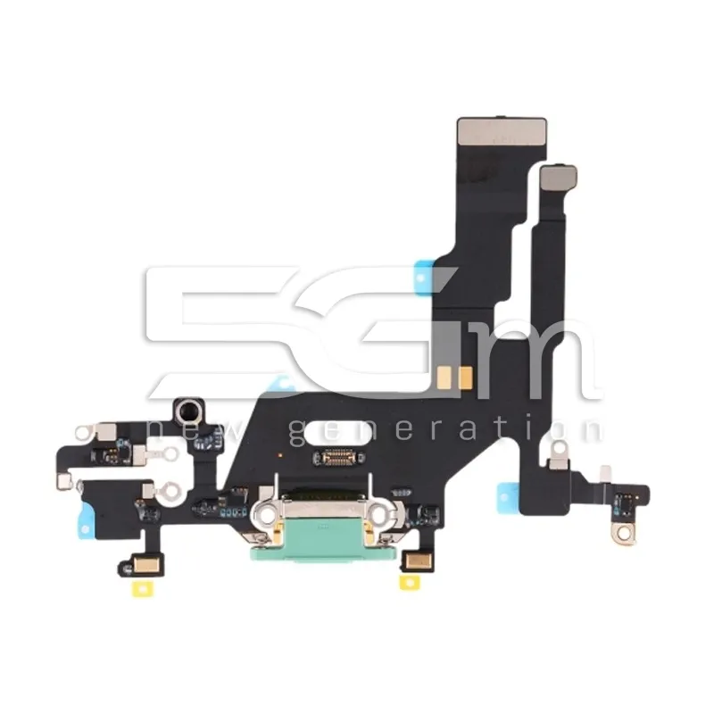 Connettore Di Ricarica Green Flat Cable iPhone 11 | Store Online 5G-M