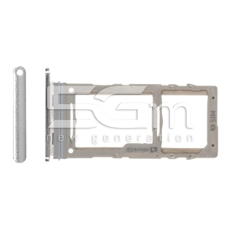 Supporto Sim Card + Micro SD Aura White Samsung SM-N975 Note 10 Plus | Store Online 5G-M