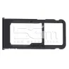 Sim Card + Micro SD Tray Black Nokia 5.1 Plus