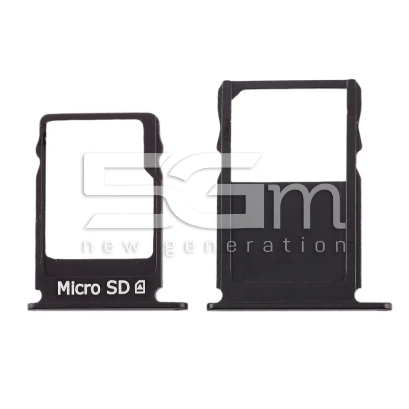 SIM-Karten + Micro-SD Halterung Schwarz Nokia 3 | 5G-M