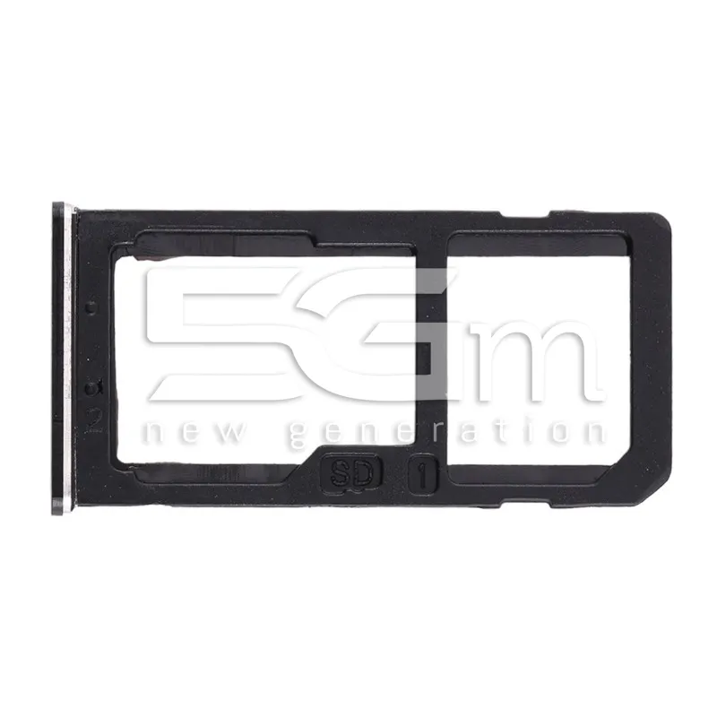 Supporto Sim Card + Micro SD Nero Nokia 6 | Store Online 5G-M