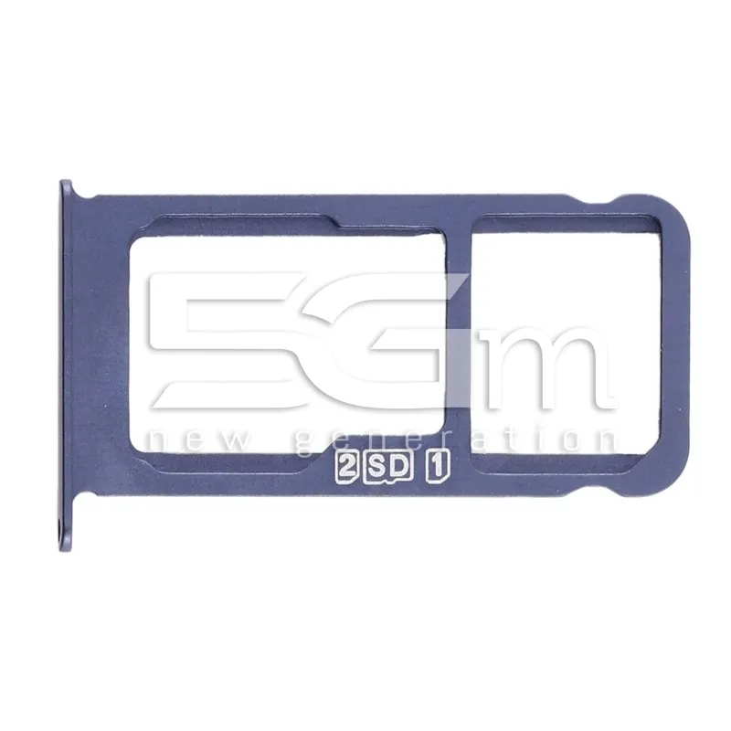 SIM-Karten-Halterung + Micro-SD Blau Nokia 6.1 Plus | Online Shop 5G-M