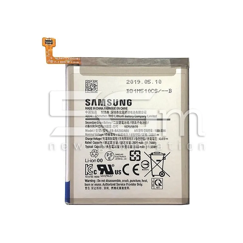 Batteria EB-BA202ABU 3000mAh Samsung SM-A202 A20e ORI