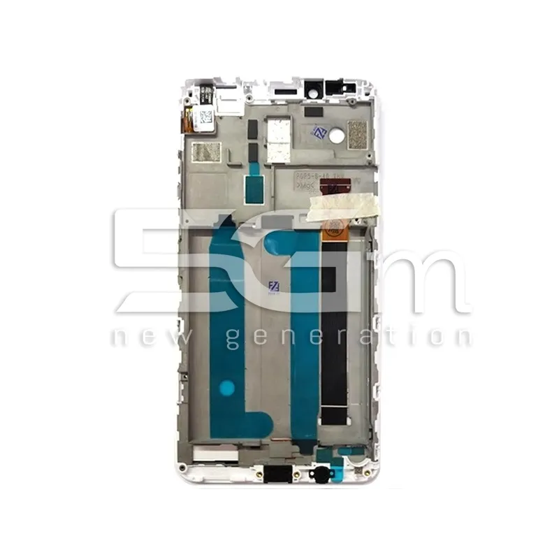 Display Touchscreen Weiß + Rahmen Alcatel A7 XL (7071) | 5G-M Online-Shop