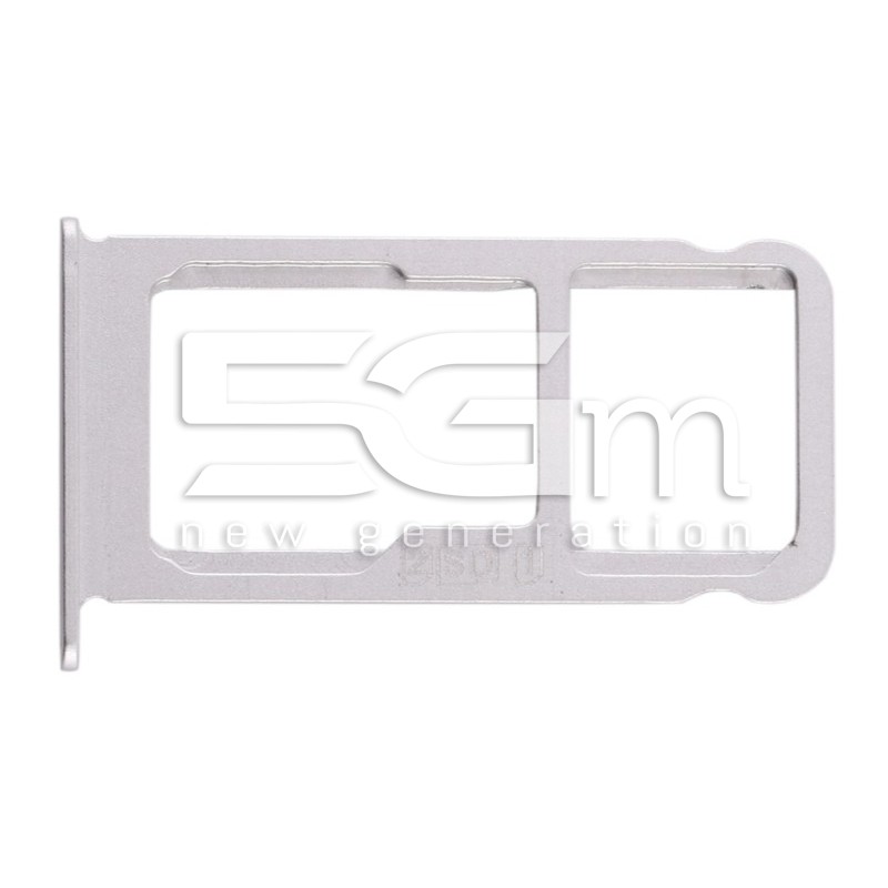 Supporto Sim Card + Micro SD Bianco Nokia 6.1 Plus