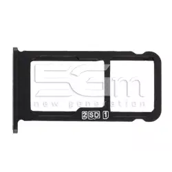 Supporto Sim Card + Micro SD Nero Nokia 7.1