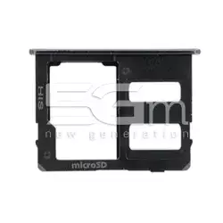 Supporto Memory Card + Micro SD Nero Samsung SM-J610 J6+