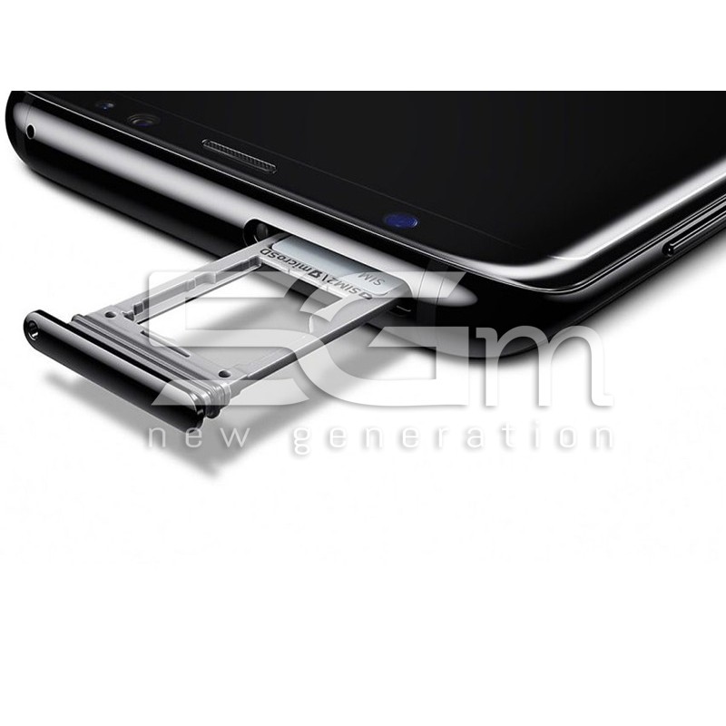 Supporto Dual Sim Card + Micro SD Blu Samsung SM-G975 S10+