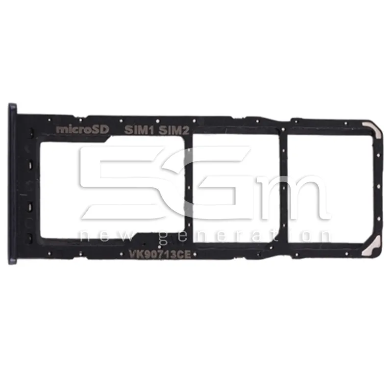 Tiroir double carte SIM + Micro SD Noir Samsung SM-A105 A10 | 5G-M