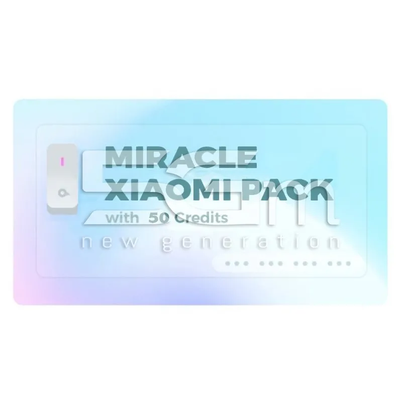 Miracle Xiaomi Tool Pack with 50 Credits | 5G-M Online Store