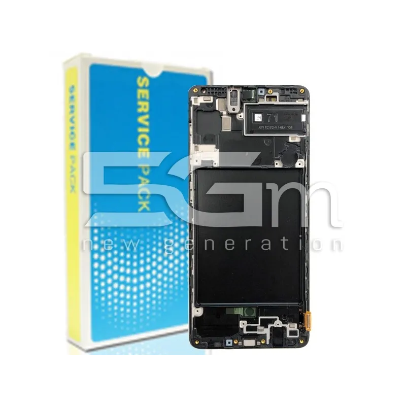 Display Touch Nero + Frame Samsung SM-A715 A71 Ori | Store Online 5G-M