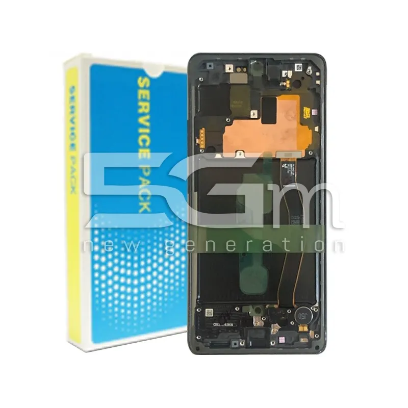 Écran Tactile Noir + Châssis Samsung S10 Lite | 5G-M.com