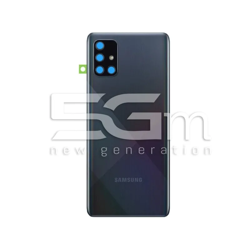 Rear Cover Black + Samsung SM-A715 A71 Ori | 5G-M Online Store