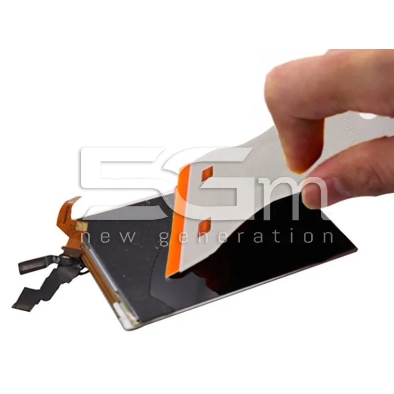 Scraper with antiscratch plastic blades