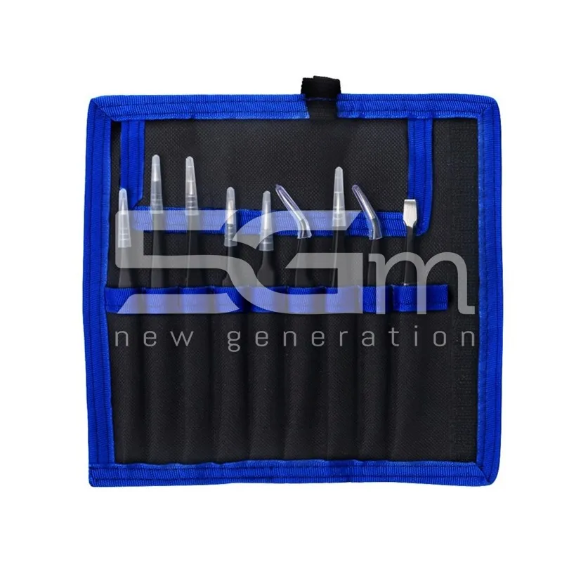 Präzisionspinzetten ESD Set JF-8142 9-in-1 Handy Reparatur | 5G-M