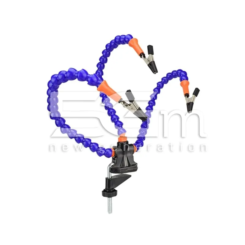 Third Hand Soldering Station with 3 Flexible Arms | 5G-M