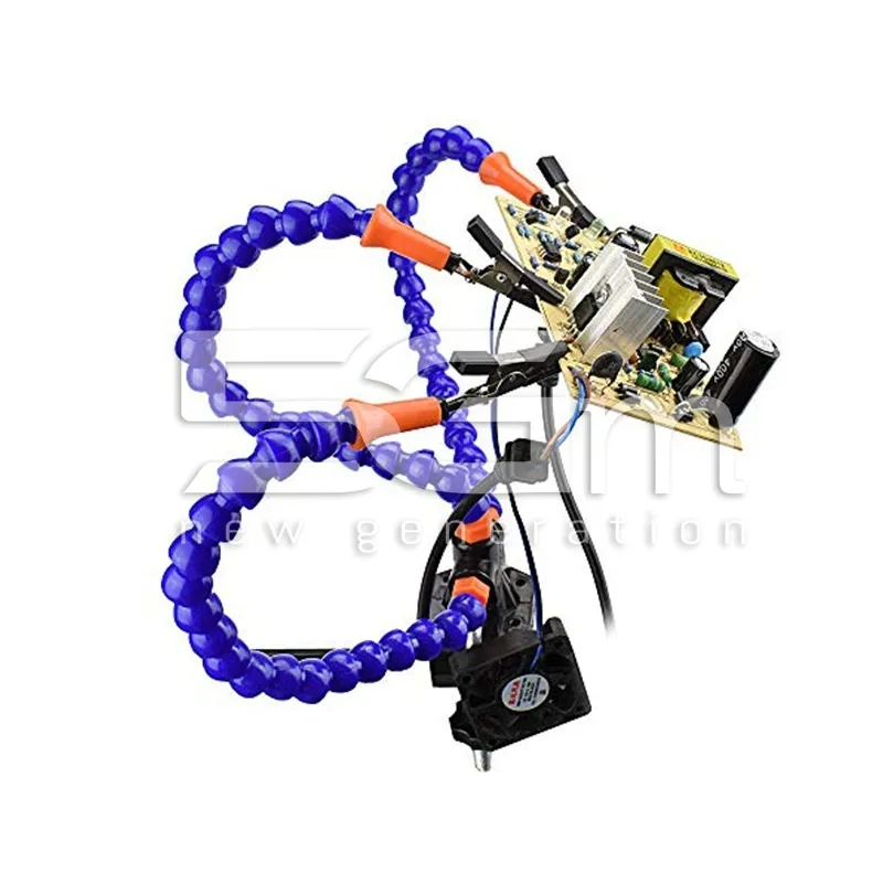 Suporte de Bancada com 3 Braços Flexíveis para Reparação | 5G-M