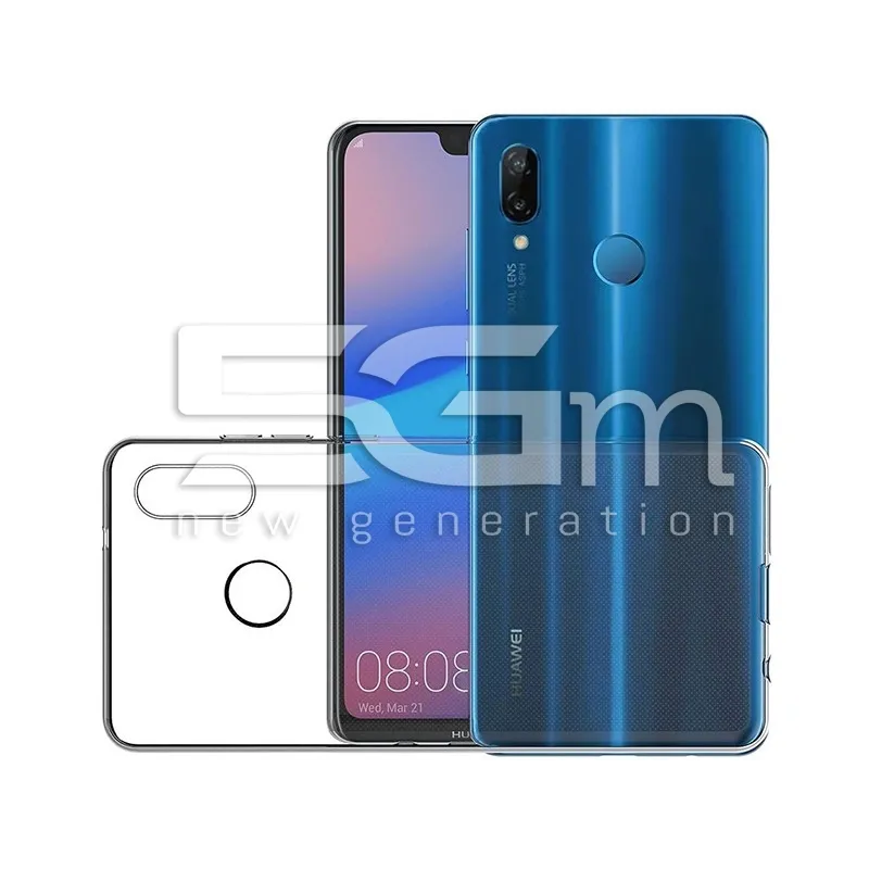 Silicone Case Trasparent Huawei P20 Lite