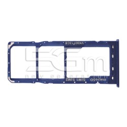 Support Dual Sim Card + Micro SD Blue Samsung SM-A105 A10
