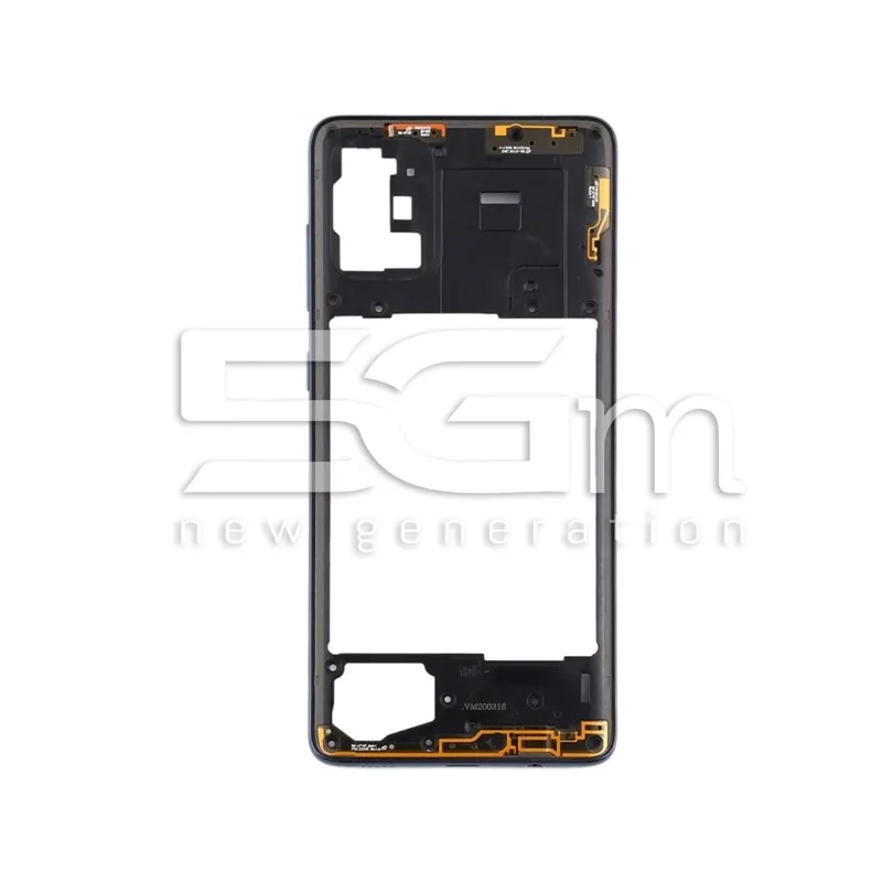 Middle Frame Black Samsung SM-A715 A71