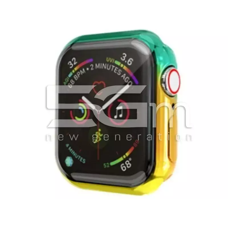 Custodia Protettiva In Silicone Colorato Apple Watch 1-2-3 38mm