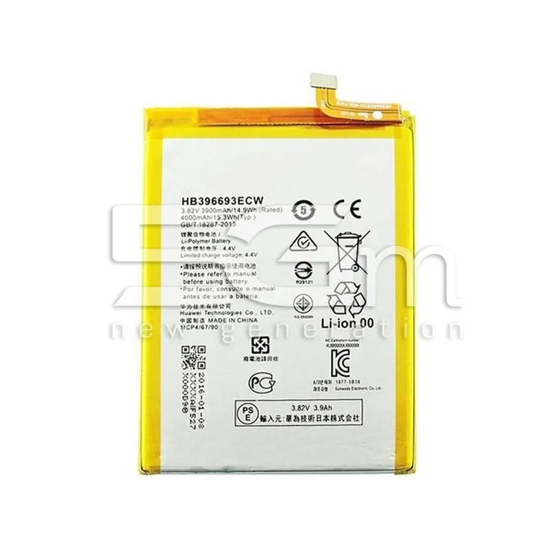 Akkumulátor HB396693ECW 4000mAh Huawei Mate 8 Logó nélkül | 5G-M