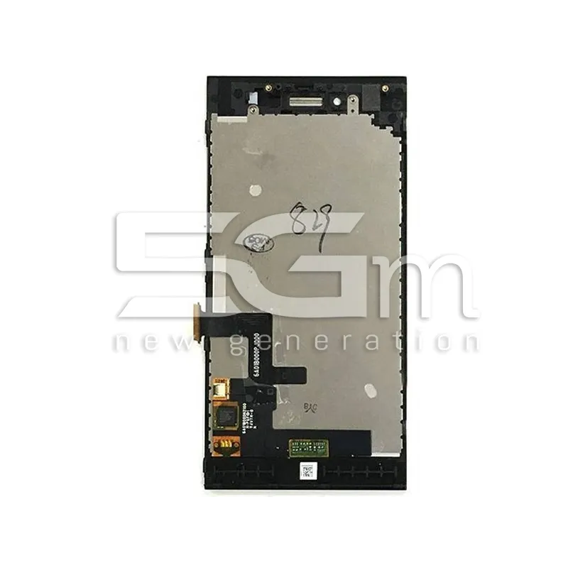 Display Touchscreen Schwarz + Rahmen für BlackBerry Leap | 5G-M