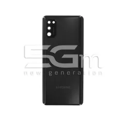 Retro Cover Nero + Vetrino Fotocamera Samsung SM-A415 A41 | Store Online 5G-M