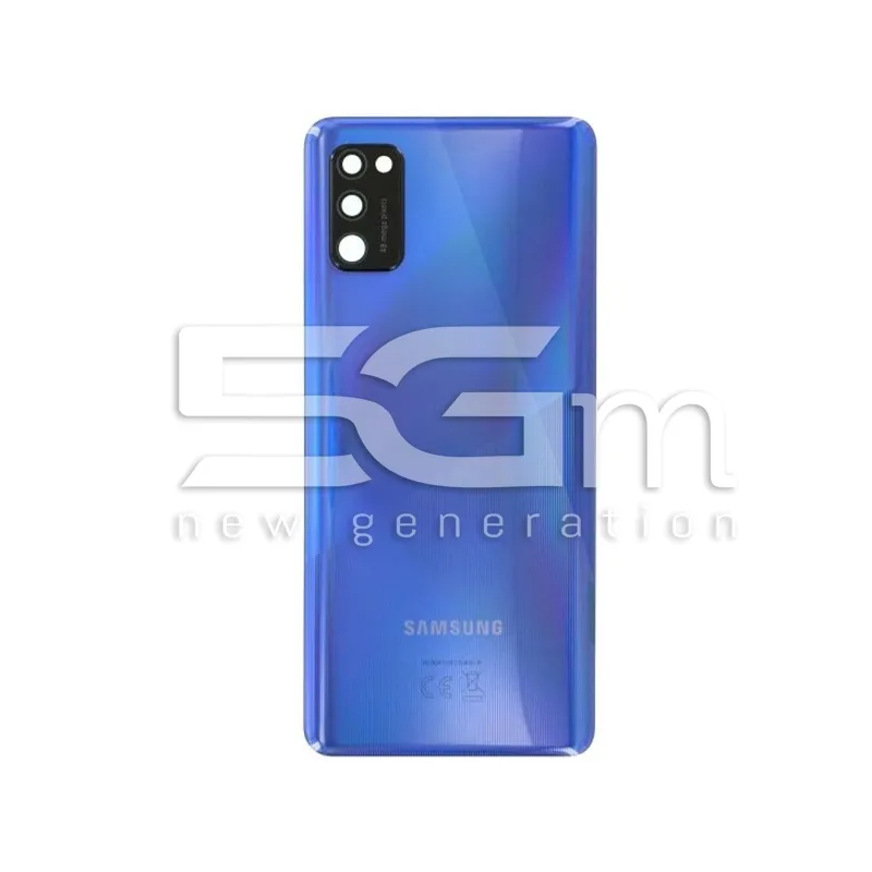 Tampa Traseira Azul + Lente para Câmera Samsung SM-A415 A41 | Loja Online 5G-M