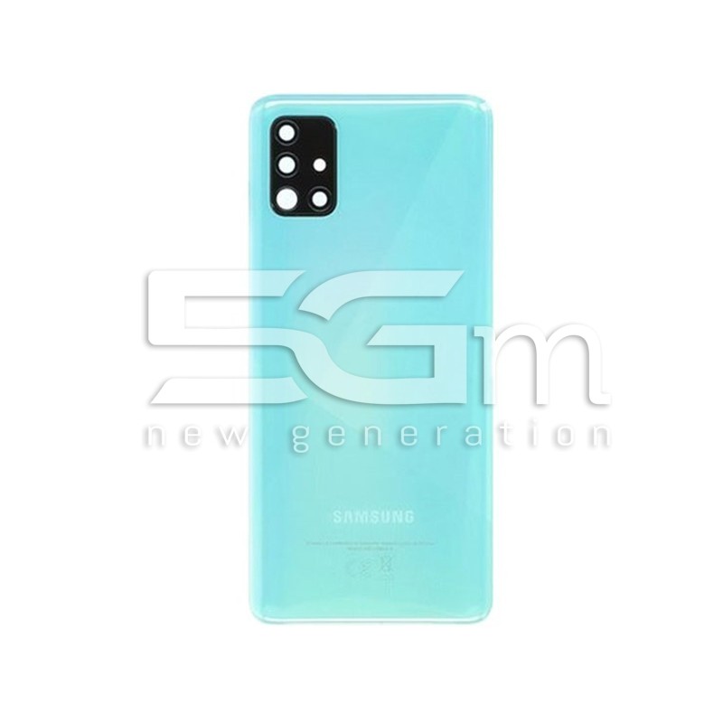 Rear Cover Blue + Camera Lens  Samsung SM-A515 A51