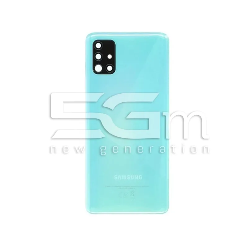 Rückabdeckung Blau + Kameraglas Samsung A51 | 5G-M