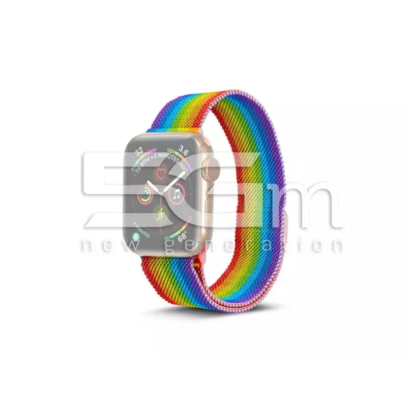 Steel Strap Milanese Rainbow For Apple Watch 5 - 4 40mm - 3 - 2 - 1 38mm
