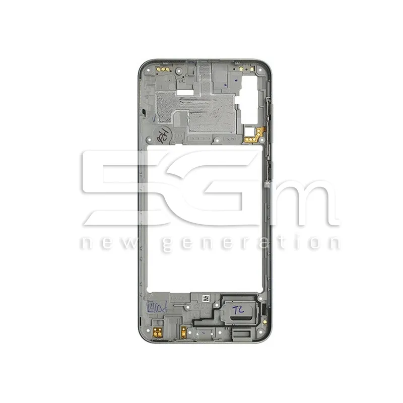 Középső Keret Ezüst Samsung SM-A505 A50 | 5G-M Online Áruház