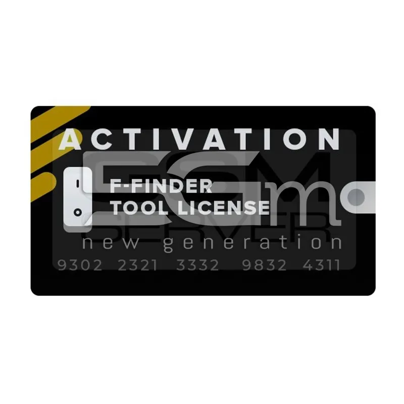 Attivazione Licenza F-Finder Tool | Store Online 5G-M
