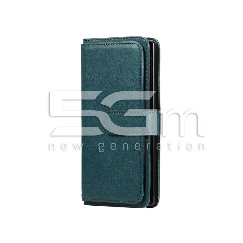 Custodia In Pelle Magnetica Verde Scuro Samsung SM-N975 Note 10 Plus | Store Online 5G-M