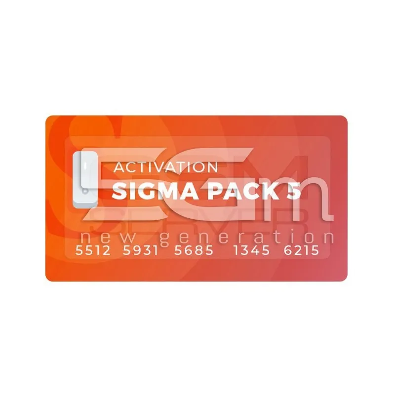Sigma Pack 5 Activation | Store Online 5G-M