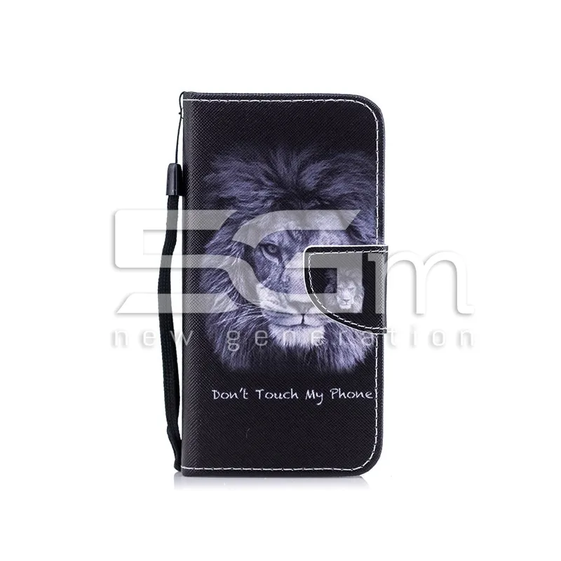 Leather Case TPU+PU Lion iPhone X - XS