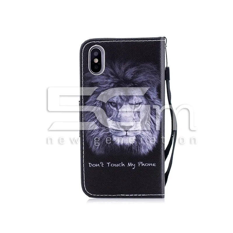 Custodia In Pelle TPU+PU Lion iPhone X - XS | Store Online 5G-M