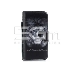 Leather Case TPU+PU Lion iPhone XR