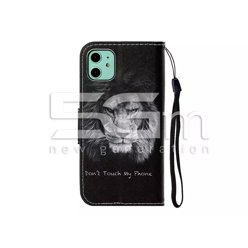 Custodia In Pelle TPU+PU Lion iPhone XS Max