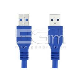 Cabo AM-AM Usb 3.0 - 1,5m Azul