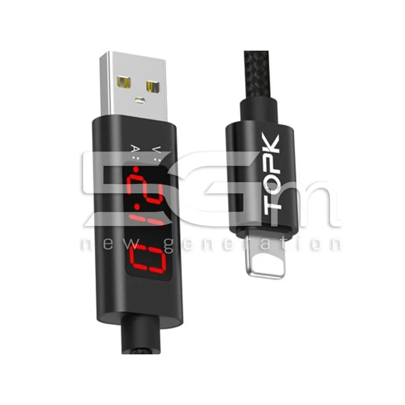 Cavo Lightning + Display 1m 2,1A | Store Online 5G-M