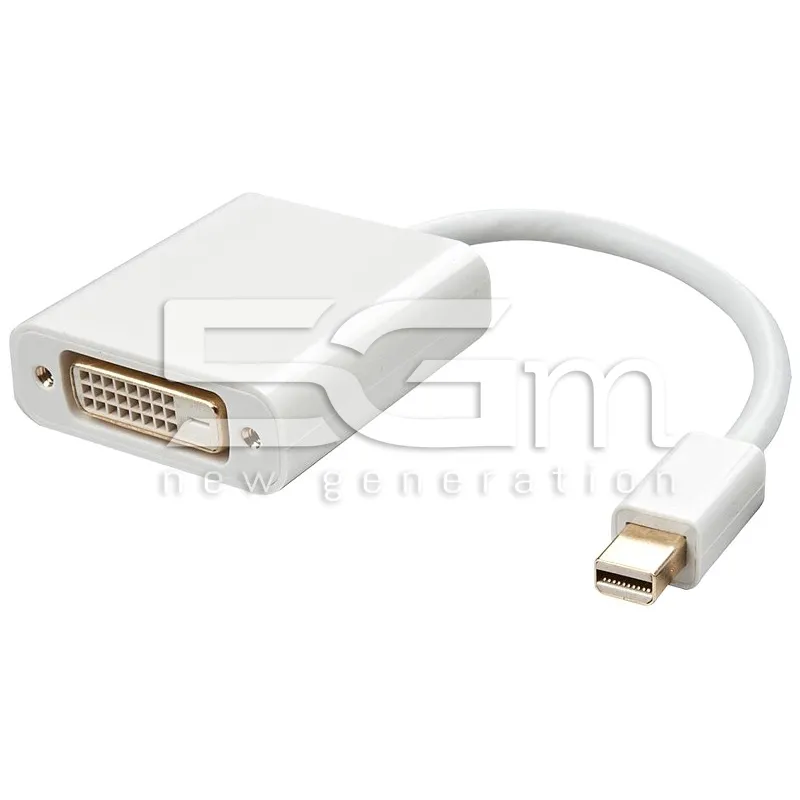 Adaptateur Mini DP vers DVI Blanc | Boutique en ligne 5G-M