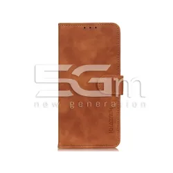 Estojo de Couro Para Documentos iPhone 12 Mini Castanho
